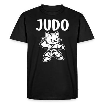 judo - T-shirt Premium bio Homme - noir - Devant - Nico (187cm)