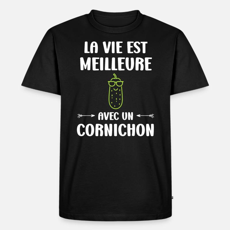 cornichon - T-shirt Premium bio Homme - noir