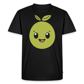 Olive - T-shirt Premium bio Homme - noir - Devant - Nico (187cm)