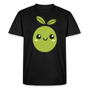 Olive - T-shirt Premium bio Homme - noir - Devant - Nico (187cm)