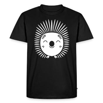 Porc-épic - T-shirt Premium bio Homme - noir - Devant - Nico (187cm)