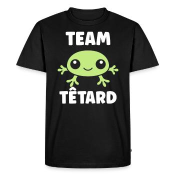 Têtard - T-shirt Premium bio Homme - noir - Devant - Nico (187cm)
