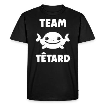 Têtard - T-shirt Premium bio Homme - noir - Devant - Nico (187cm)