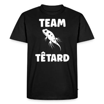 Têtard - T-shirt Premium bio Homme - noir - Devant - Nico (187cm)