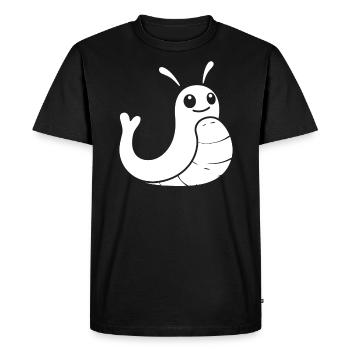 Slug 9 - Men's Premium Organic T-Shirt - black - Front - Nico (187cm)