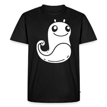 Slug 3 - Men's Premium Organic T-Shirt - black - Front - Nico (187cm)