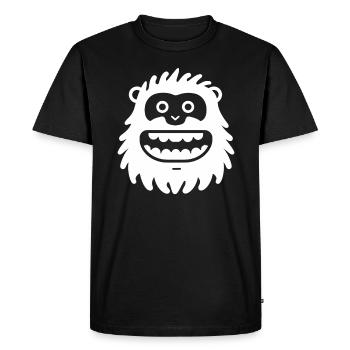 Yeti - T-shirt Premium bio Homme - noir - Devant - Nico (187cm)