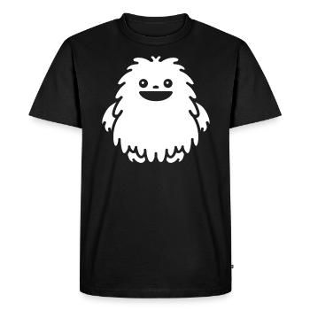 Yeti - T-shirt Premium bio Homme - noir - Devant - Nico (187cm)