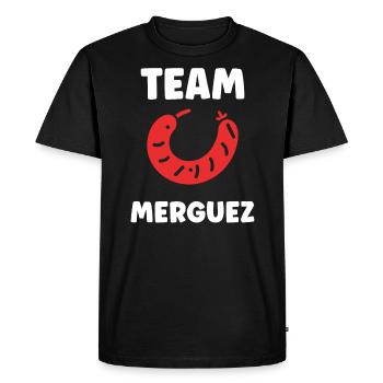 Merguez - Men's Premium Organic T-Shirt - black - Front - Nico (187cm)