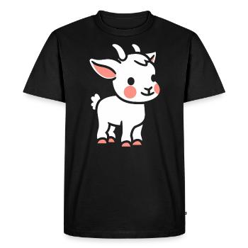 He-goat - Men's Premium Organic T-Shirt - black - Front - Nico (187cm)