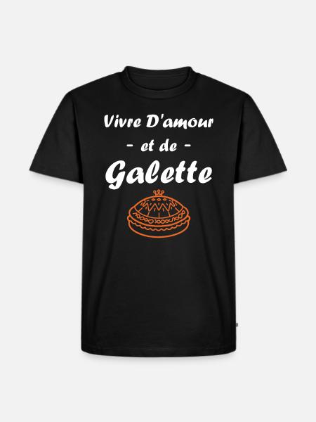 Galette - T-shirt Premium bio Homme - noir