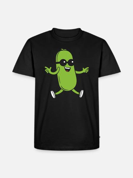 Courgette - Men's Premium Organic T-Shirt - black