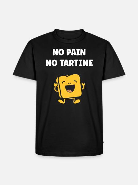 Tartine - T-shirt Premium bio Homme - noir