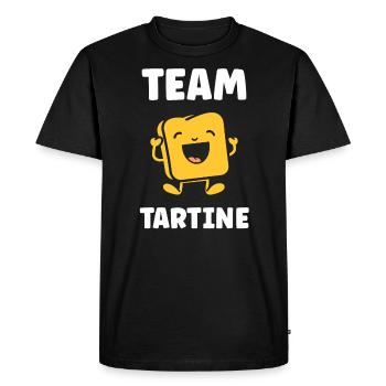 Tartine - T-shirt Premium bio Homme - noir - Devant - Nico (187cm)