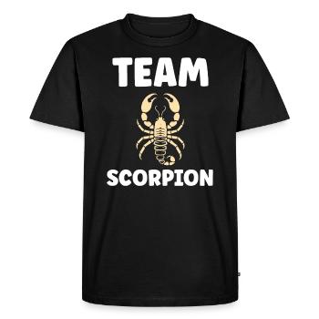 scorpion - Men's Premium Organic T-Shirt - black - Front - Nico (187cm)