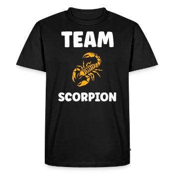 scorpion - Men's Premium Organic T-Shirt - black - Front - Nico (187cm)