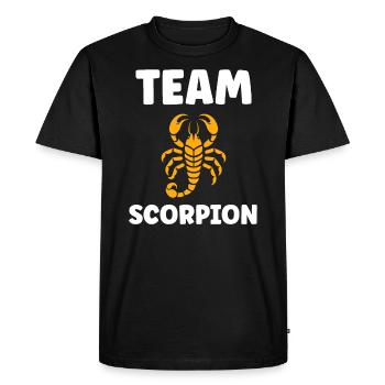 scorpion - Men's Premium Organic T-Shirt - black - Front - Nico (187cm)