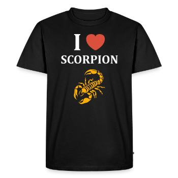 scorpion - Men's Premium Organic T-Shirt - black - Front - Nico (187cm)