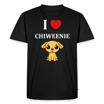 Chiweenie - T-shirt Premium bio Homme - noir - Devant - Nico (187cm)