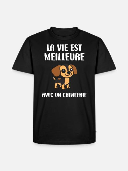 Chiweenie - T-shirt Premium bio Homme - noir
