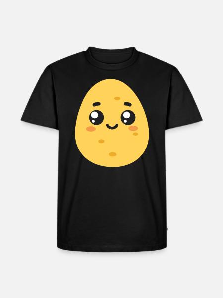 Potato - Men's Premium Organic T-Shirt - black