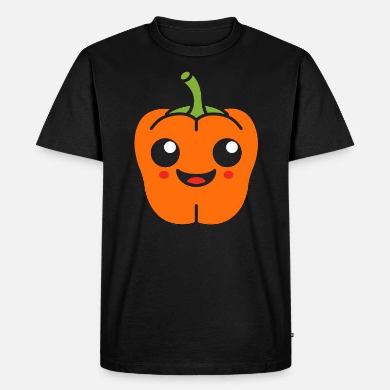 Pfeffer - Männer Premium Bio T-Shirt - Schwarz