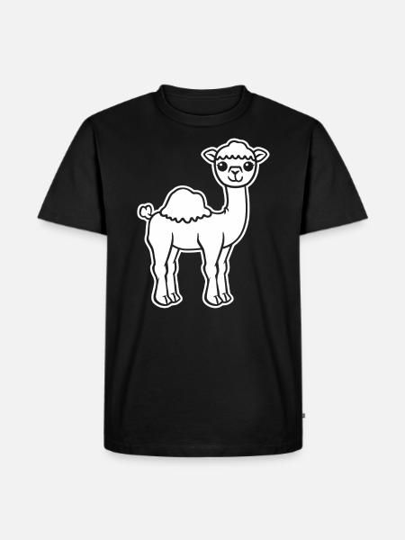 chameau - T-shirt Premium bio Homme - noir
