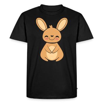 wallaby - Men's Premium Organic T-Shirt - black - Front - Nico (187cm)