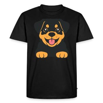 rottweiler - T-shirt Premium bio Homme - noir - Devant - Nico (187cm)