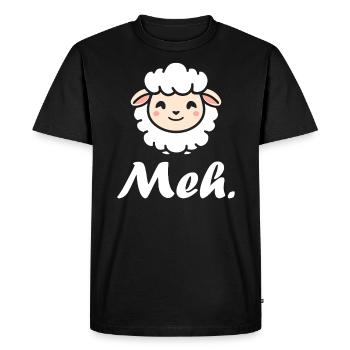 sheep - Men's Premium Organic T-Shirt - black - Front - Nico (187cm)