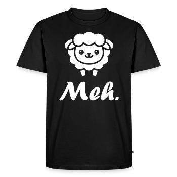 mouton - T-shirt Premium bio Homme - noir - Devant - Nico (187cm)