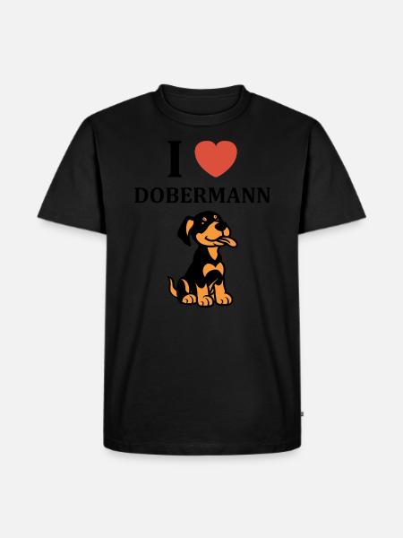 dobermann - T-shirt Premium bio Homme - noir