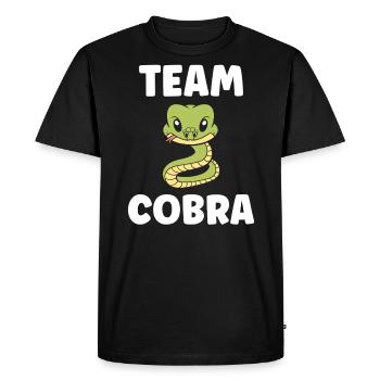 cobra - T-shirt Premium bio Homme - noir - Devant - Nico (187cm)