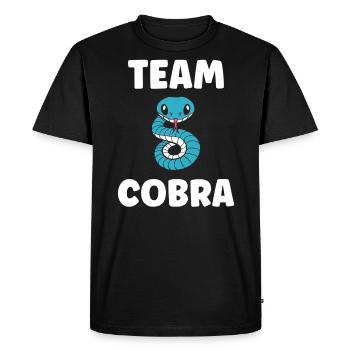 cobra - T-shirt Premium bio Homme - noir - Devant - Nico (187cm)