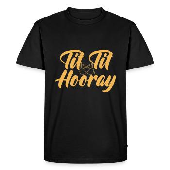 New Fake Big Boobs Surgery Congratulations - Men's Premium Organic T-Shirt - black - Front - Nico (187cm)
