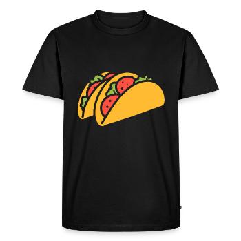 Tacos - Men's Premium Organic T-Shirt - black - Front - Nico (187cm)