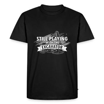 House demolition design and house renovation - Men's Premium Organic T-Shirt - black - Front - Nico (187cm)