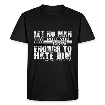 MARTIN LUTHER KING - T-shirt Premium bio Homme - noir - Devant - Nico (187cm)