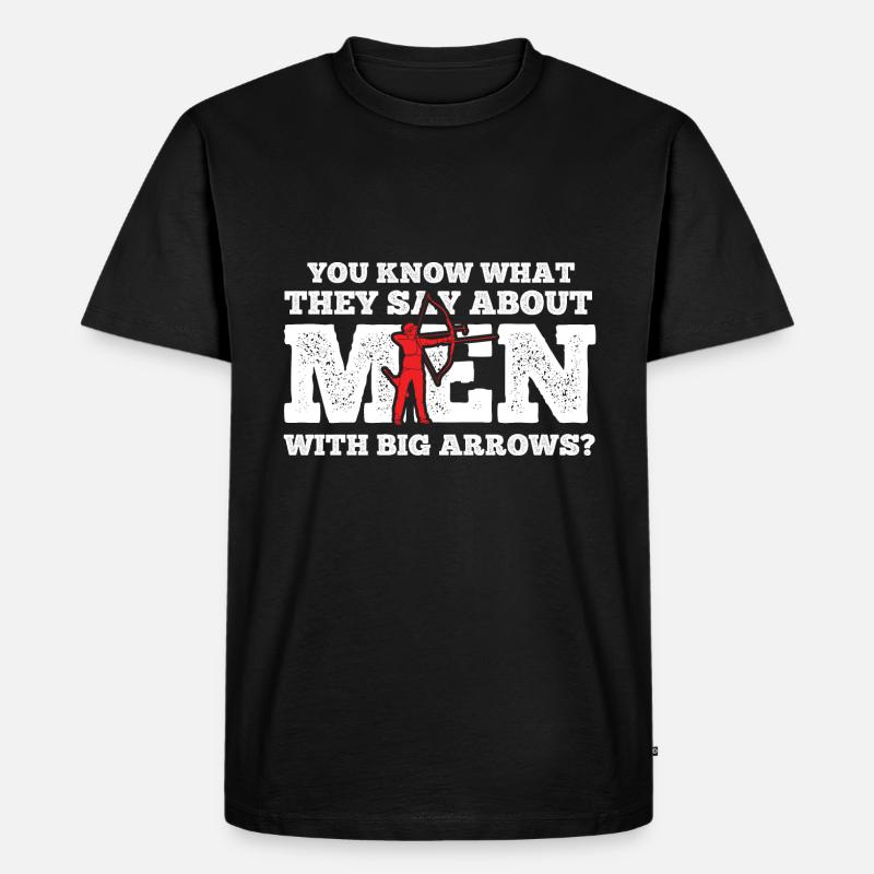 Bogenschießen Archery - Männer Premium Bio T-Shirt - Schwarz