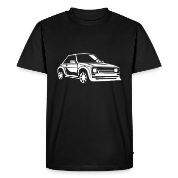 Rally Vehicle - Men's Premium Organic T-Shirt - black - Front - Nico (187cm)