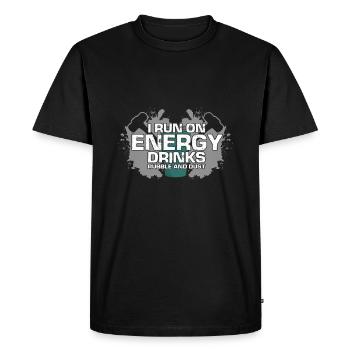 Conception de démolition de maisons et rénovation de maisons - T-shirt Premium bio Homme - noir - Devant - Nico (187cm)