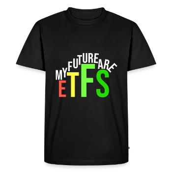mon avenir, ce sont les FNB - T-shirt Premium bio Homme - noir - Devant - Nico (187cm)