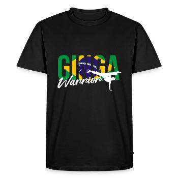 Dicton de danse afro-brésilienne pour la Capoeira - T-shirt Premium bio Homme - noir - Devant - Nico (187cm)