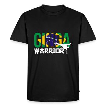 Ginga Capoeira pour les arts martiaux brésiliens - T-shirt Premium bio Homme - noir - Devant - Nico (187cm)