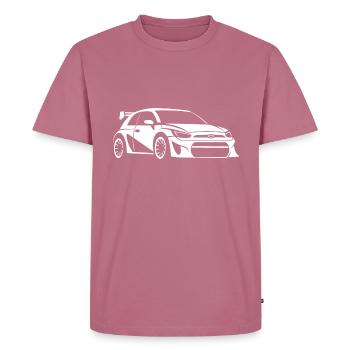 Rally Vehicle - Men's Premium Organic T-Shirt - mauve - Front - Nico (187cm)
