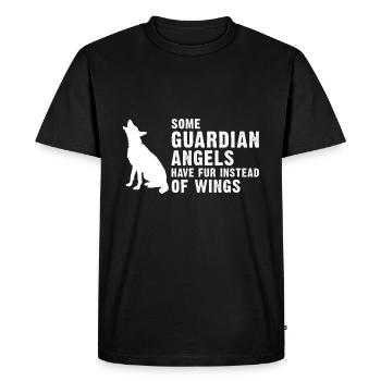 Militaire Design Chien de police Berger allemand - T-shirt Premium bio Homme - noir - Devant - Nico (187cm)