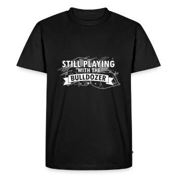 Démolition et rénovation de maisons - T-shirt Premium bio Homme - noir - Devant - Nico (187cm)