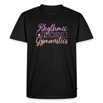 Rhythmic gymnastics gift - Men's Premium Organic T-Shirt - black - Front - Nico (187cm)