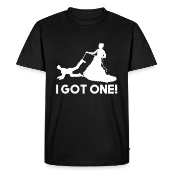 J'en ai un, cadeau de mariage mariée marié - T-shirt Premium bio Homme - noir - Devant - Nico (187cm)