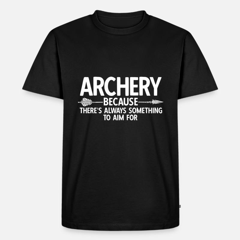 Bogenschießen Archery - Männer Premium Bio T-Shirt - Schwarz